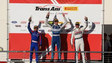 FILLING IN FOR CHRIS DYSON, MATTHEW BRABHAM TAKES 2021 TRANS AM FINALE AT COTA WITH LAST LAP PASS